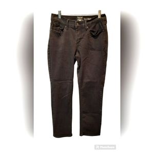 Signature by Levi's Gold Curvy Straight Leg Black Pants size 10S